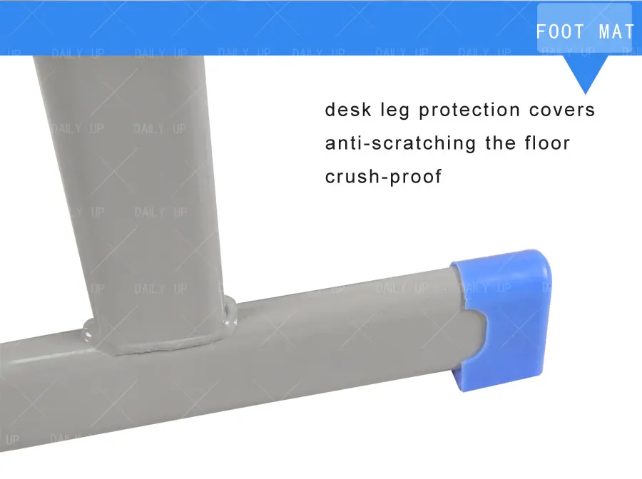 Adjustable Student Desk And Chair Set School Classroom Writing Table With Large Drawer Backless Chair For Reading Room Tutoring