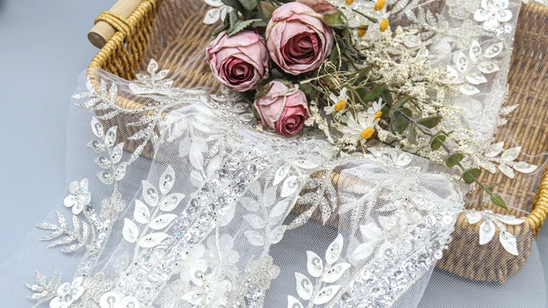 Manufacturer Wholesale Price 3d Embroidery Fabric Premium Mesh Sequin Fabric for Garment 11 H5fd323abd4fa4691927b65a294a13d288