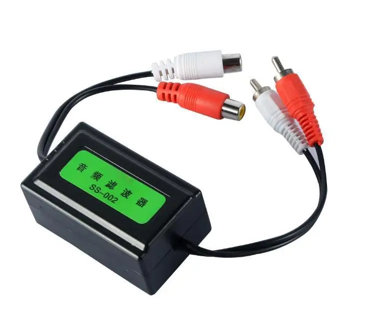 SS-002 3 5 мм автомобиля RCA аудио усилитель а противошумовой фильтр контура заземления Изолятор подавитель 6 3x3 8x3