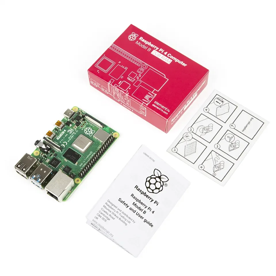 Raspberry Pi 4 Model New B Original 1gb 2gb 4gb 8gb Ram New Arrival Raspberry Pi 4 Model B 2gb 