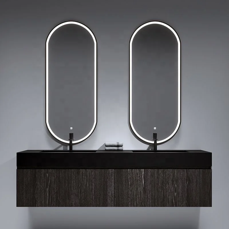 Foshan Slate Bathroom Vanity Unit With Tall Sink Unique Waterproof Finished Bathroom Cabinets