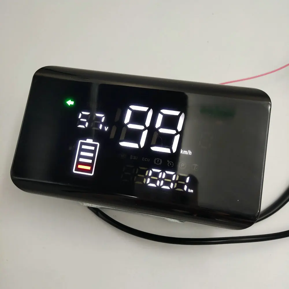 Дисплей для электрического скутера Dajiang инструмент «Черепаха король» 48 В 60 в 72 прямого/изогнутого руля свинцово-кислотного/литиевого