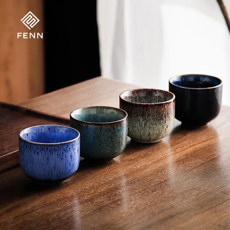 FENN Promotion Japanese Style Arabic Coffee Ceramic Tea Cups Coffee Cup set