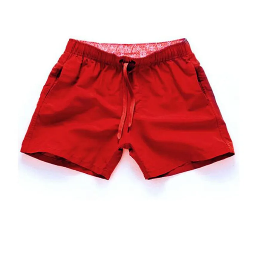 Summer Elastic Waist Shorts Polyester Gym Jogging 5 Inch Inseam Beach Surf Swim Shorts For Men975_voghion.com