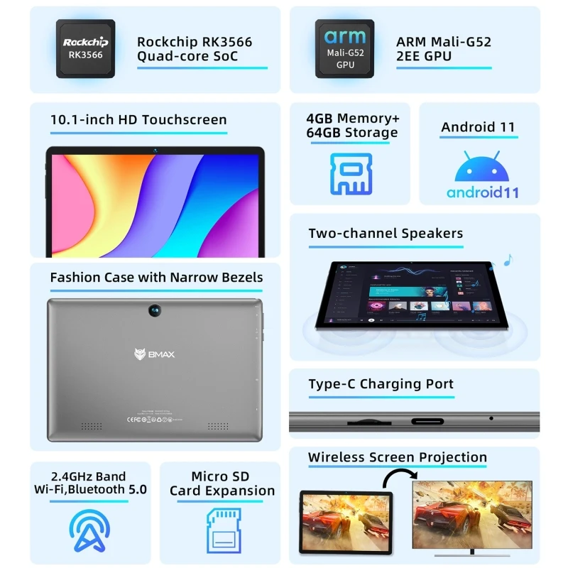 Original BMAX MaxPad I9 Plus Tablet PC 10.1