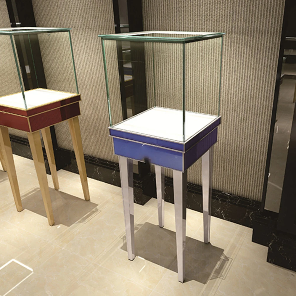 Customized Display showcase for museum Exhibition, Wood and Metal museum Display case Vitrine Model for Sale