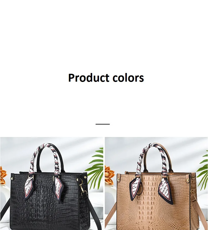 Lady Glams Women Crocodile Tote Bag - A Stylish Fusion of Fashion and Functionality