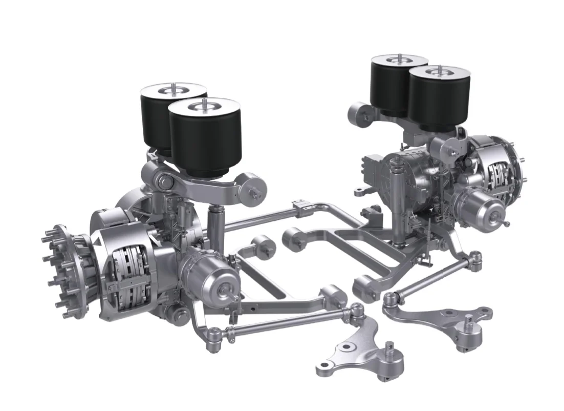 Brogen 120kw 200kw Electric Bus Car Truck 3 In 1 Motor For 12m Bus