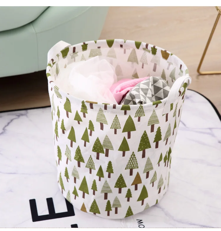 Factory Price Laundry Hamper Nordic Organizer Waterproof Inner Layer Storage Basket Bathroom Dirty Clothes Storage Basket factory