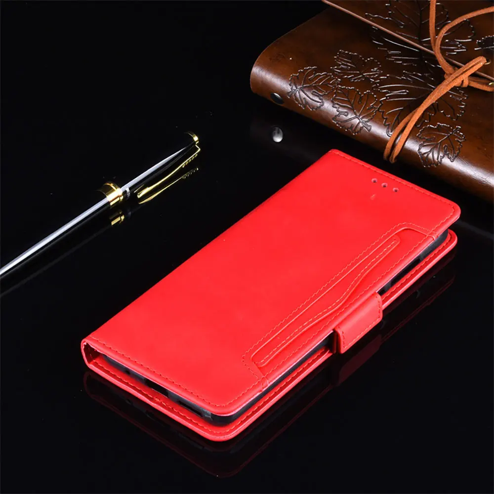 Soft PU Leather Mobile Phone Case with Two Side Card Wallet Matte Cell Phone Cover For Alcatel 1B supplier