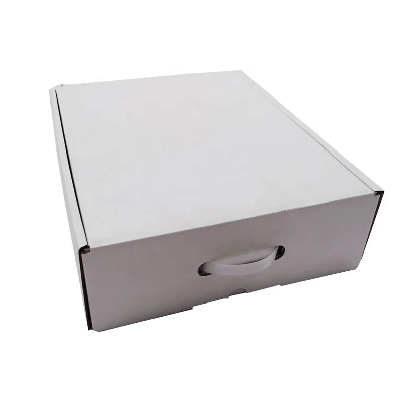 New Automatic Robot Vacuum Cleaner Packaging Box Circular Vacuum Cleaner Custom Paper square Corrugated Color Box With Handle
