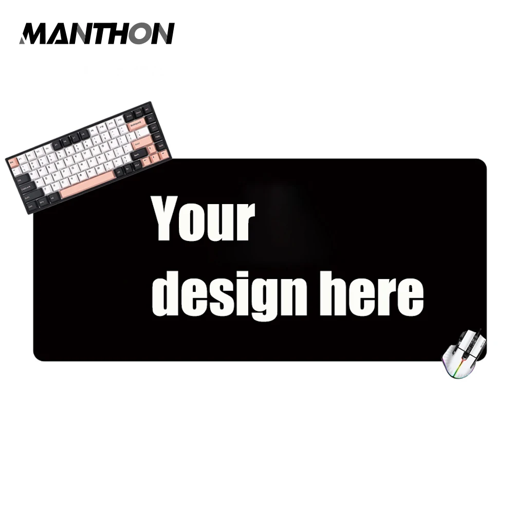 Custom Logo Printed Mouse Pad Xxxl Fabric Waterproof Material Antislip