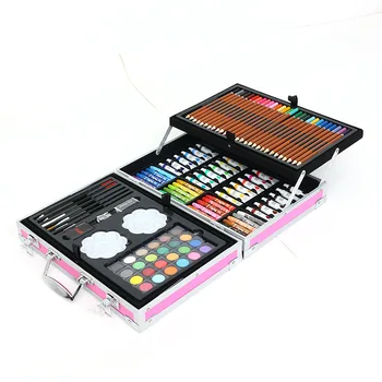 Art Set With Wood Case 123 Pcs Teen Deluxe Wooden Box Artist