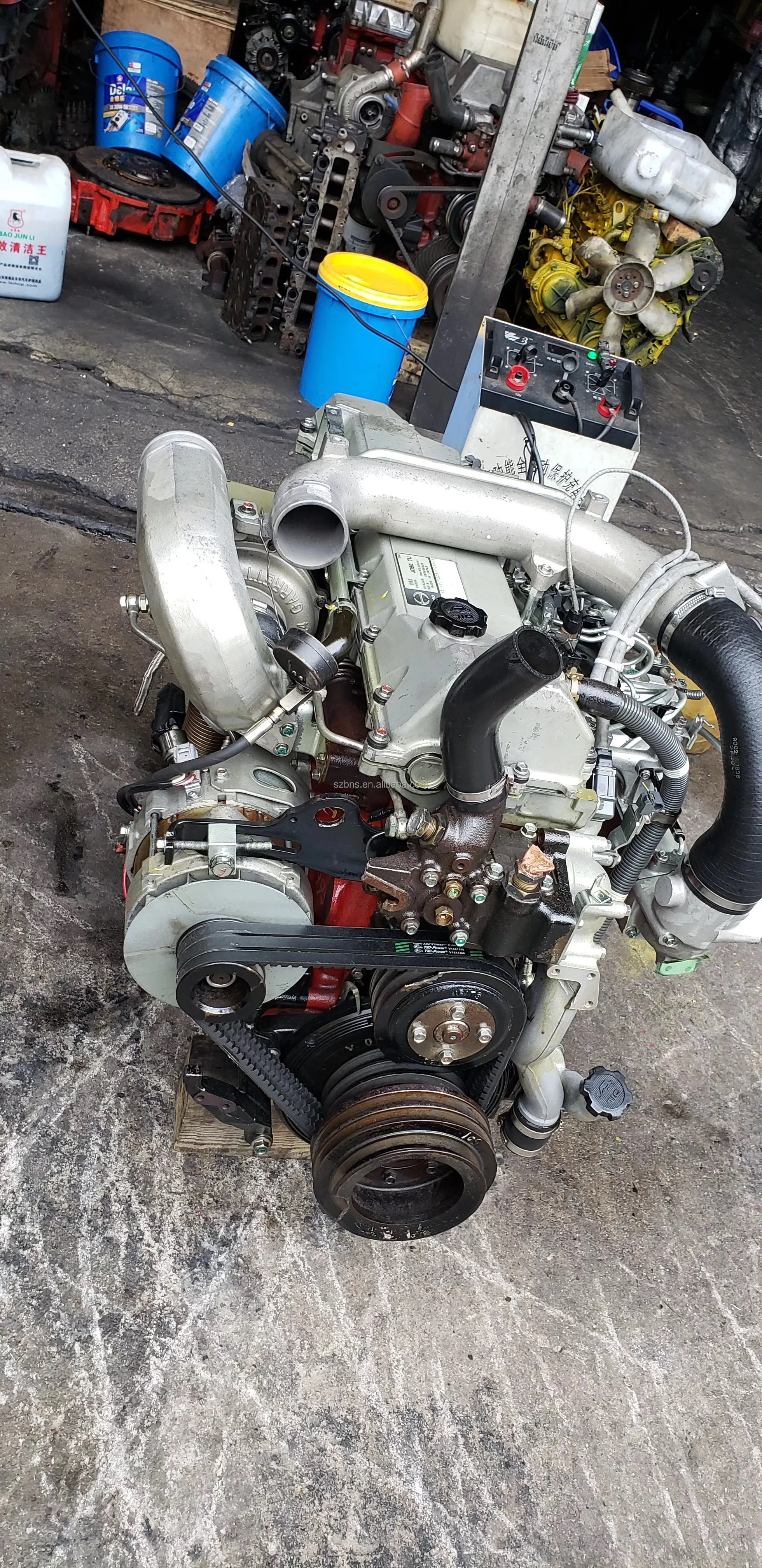 Low Mileage Second-hand Complete Engine  Assembly Jo8e J08e-tm Jo5e Diesel Engine for   Sk330-8 Excavator