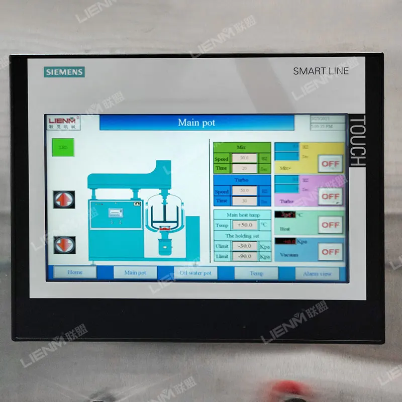 High Quality Vacuum Homogenizing Emulsifier Machine 100L 500L 1000L Cosmetic Cream Homogenizer Mixer Emulsifier