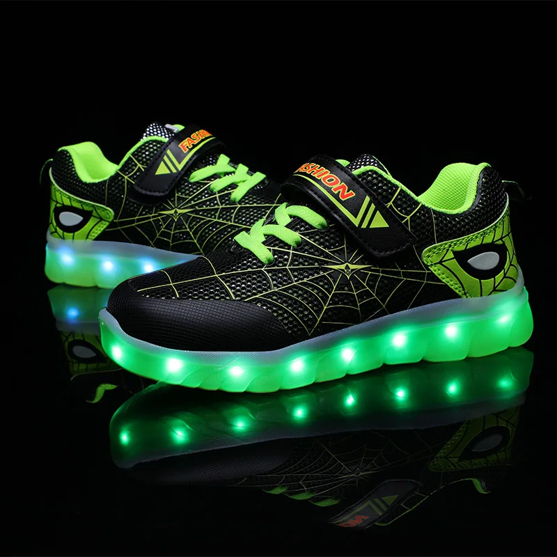 spiderman shoes with lights