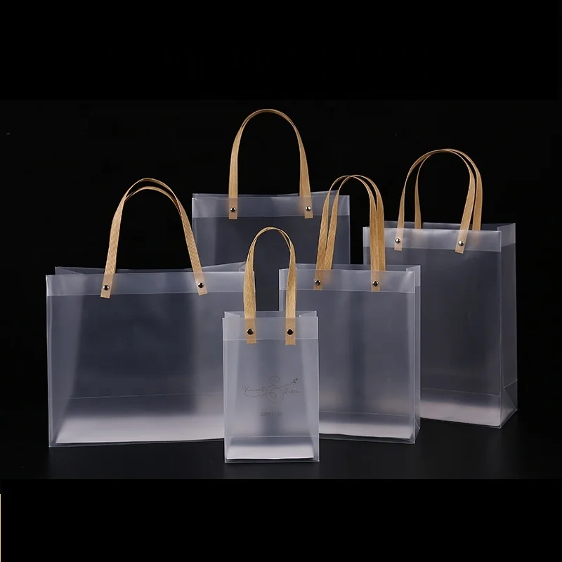 Customized Frosted Shopper Bags, Bags