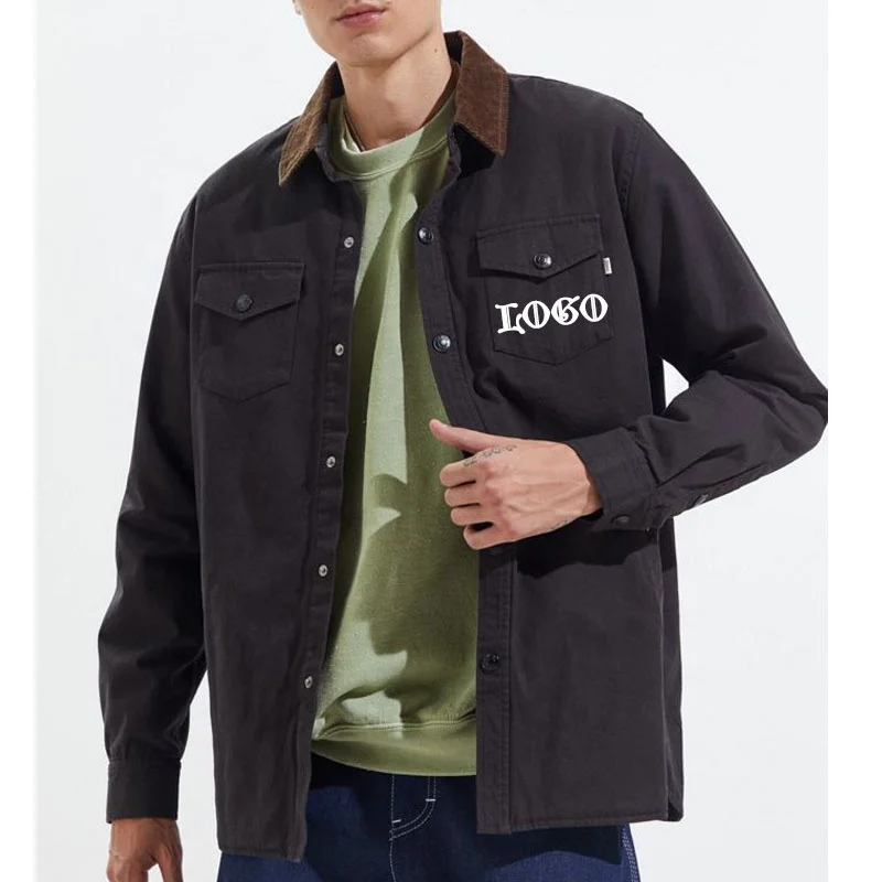 denim jacket cord collar