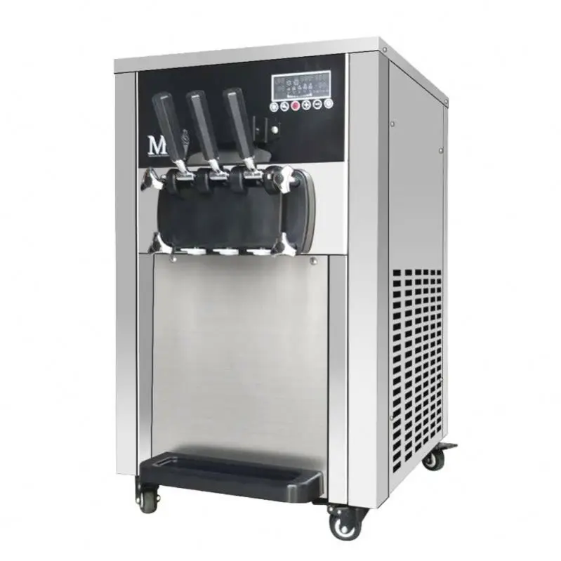 Frozen Acai Machine Commercial Frozen Yogurt Soft Serve Maker Soft Ice Cream Making Machine