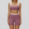 Morado claro (sujetador + pantalones cortos)