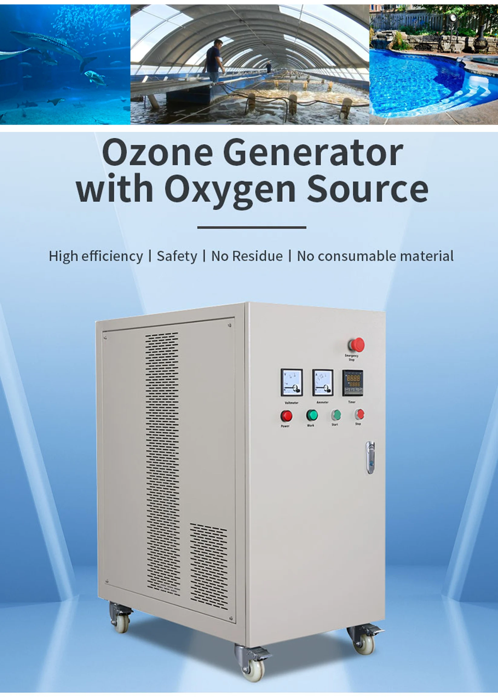 Ozone Generator For Swimming Poolchyfc 30g Oxygen Sources Aquaculture