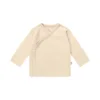 (BB167)Haut boutonné abricot