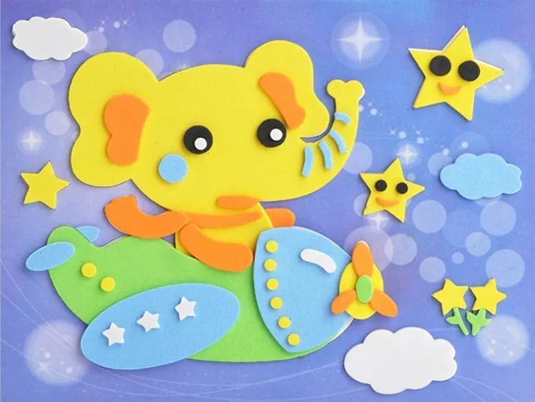 PATIKIL 10 Stück EVA Schaumstoffplatten 30x20cm - 1mm Dicke Für Basteln