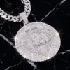 Moissanita de 3 pulgadas + Plata de Ley S925