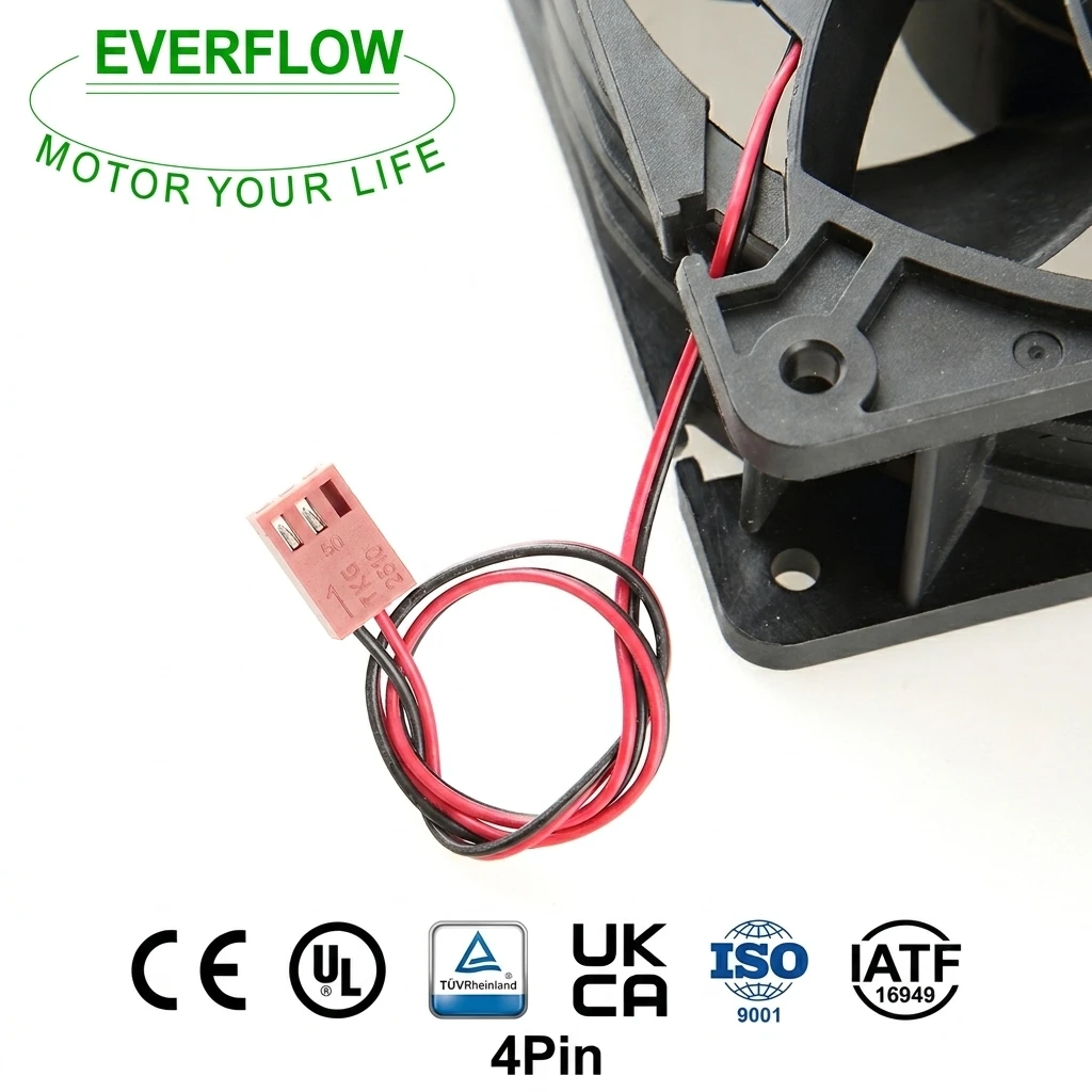 Axial Flow Fan, 12V, 120x120x25mm - detail 2