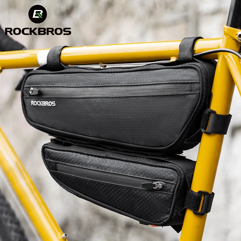 Borsa Telaio Bici ROCKBROS Road To Sky 0,9L – Impermeabile, Chiusura Magnetica, Montaggio Stabile E Aerodinamico