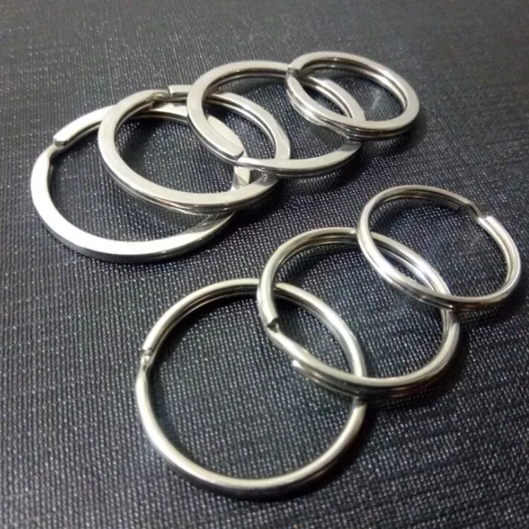 Round Stainless Steel Key Ring Key Hook Key Ring Split Key Ring
