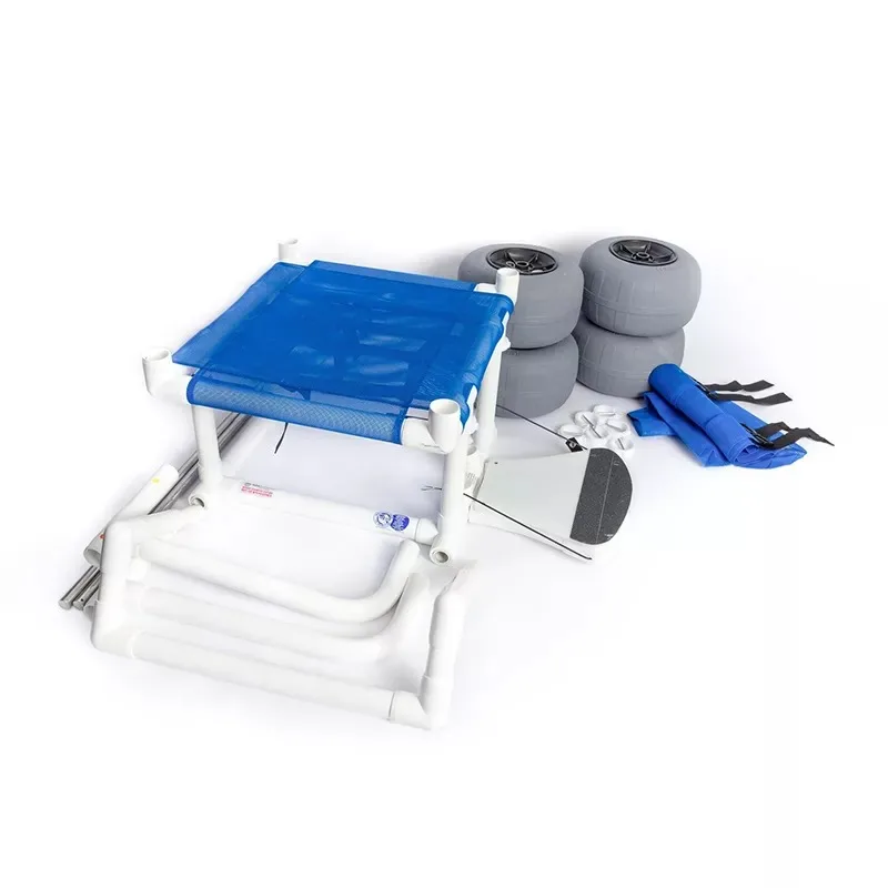 Manual Beach Wheelchair With Big Air Tires Disabled Outdoor