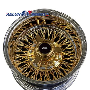 13*7/14*7  72 cross/straight  100 straight triple gold/chrome/all gold  wire rims