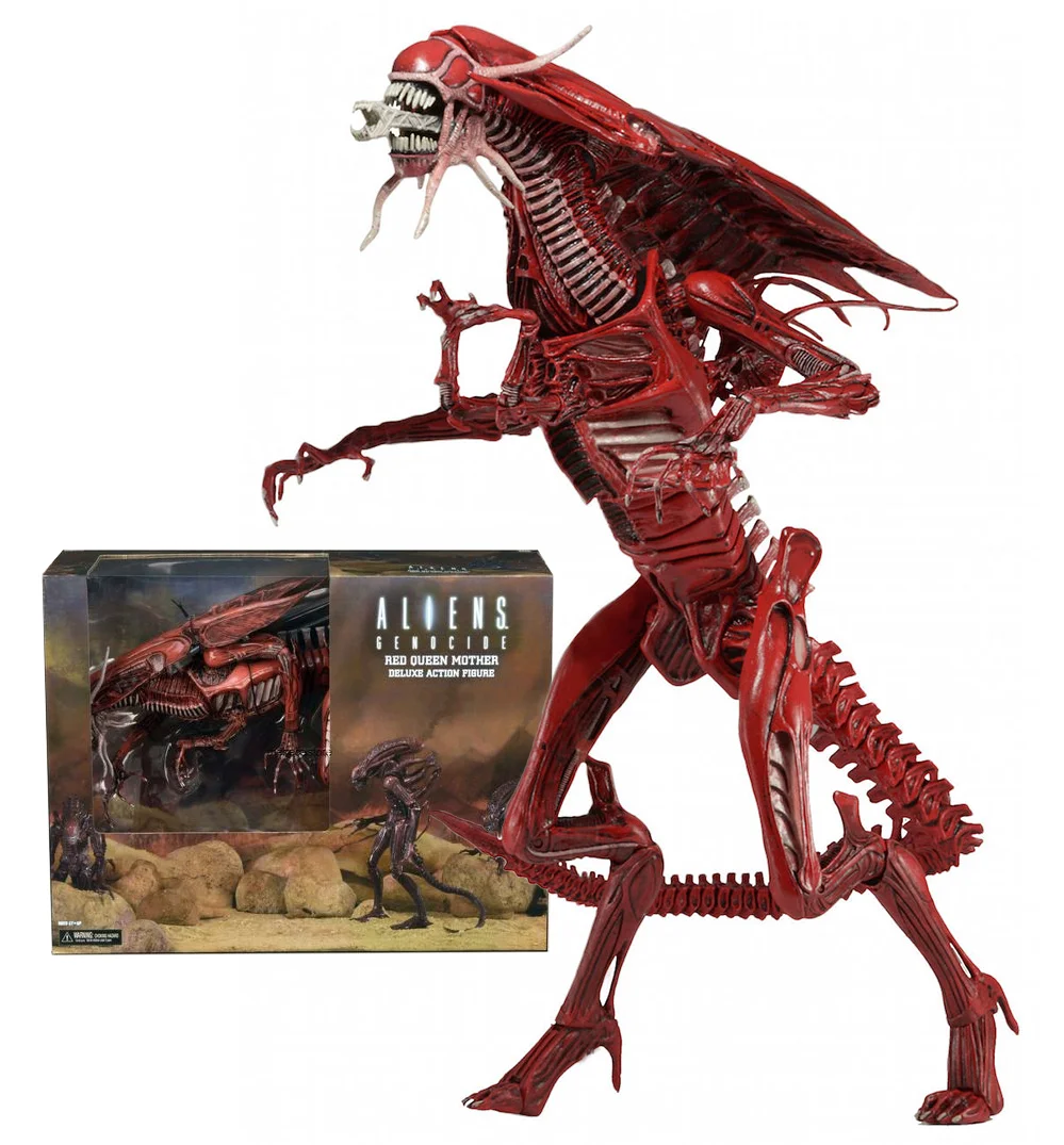 red alien queen neca