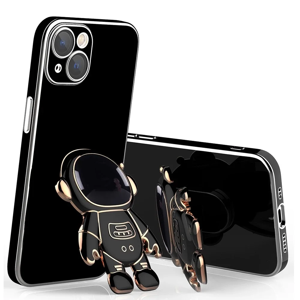 .com: Astronaut Hidden Stand Case Cover for Samsung Galaxy S22 Ultra,  Cute 6D Plating Astronaut Phone Case Folding Bracket with Astronaut Key  Chain (Black, S20 Plus) : Cell Phones & Accessories