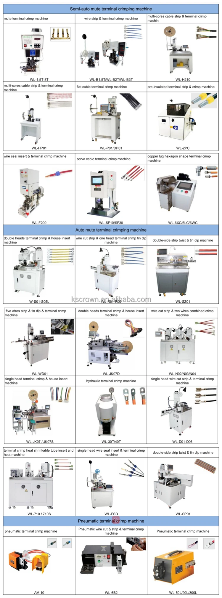 Crimping equipments