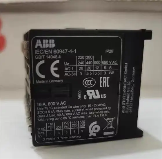 New and Original ABBs Micro Contactor IEC/EN 60947-4-1 24V IEC/EN60947-4-1