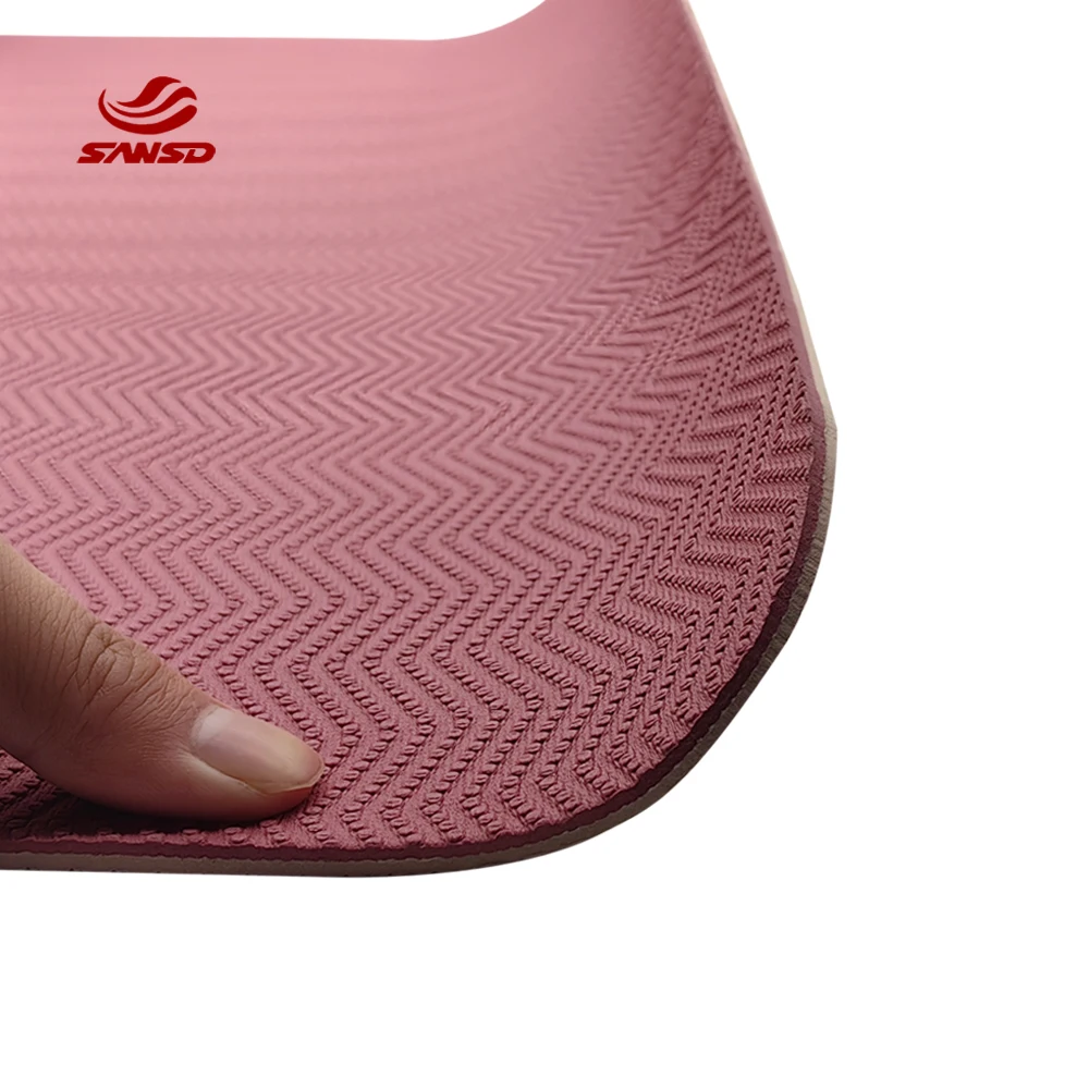 High Elastic Durable Anti-Slip TPE Yoga Mats Workout Fitness Pilates Plastic Sheets details