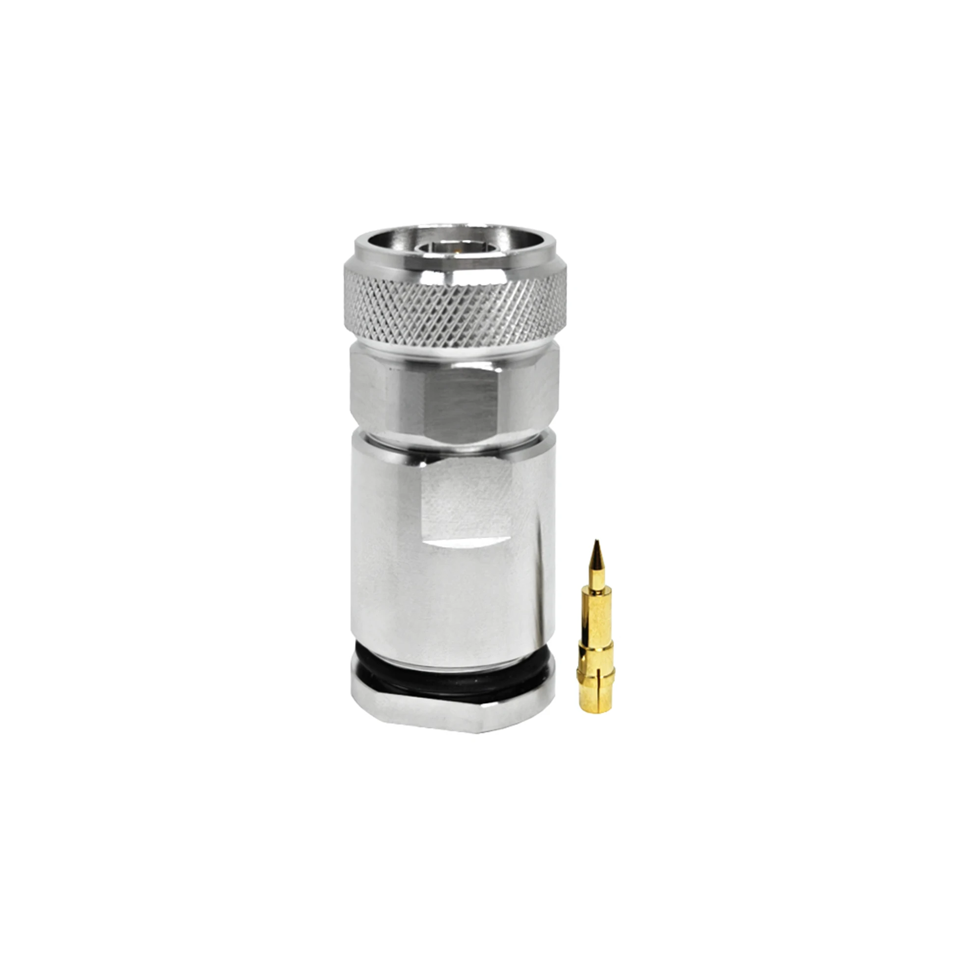 N Male Clamp RF Coaxial Connector for 400 Cable 50 Ohm