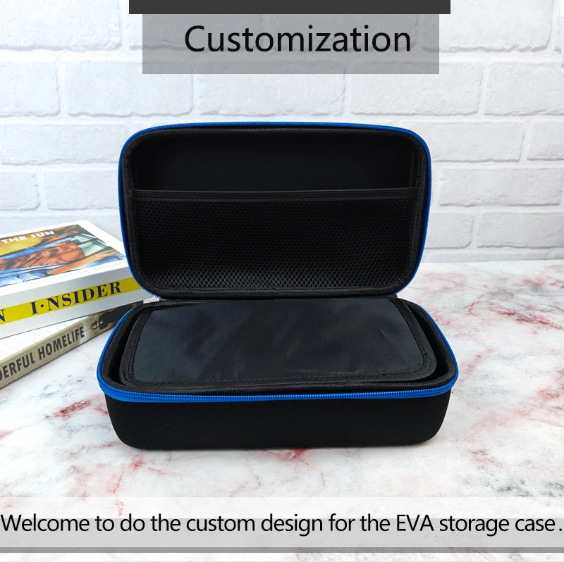 Large Capacity Custom Logo Barber Case Tool Box Waterproof Electricity Tool Box Carrying EVA Tool Case supplier