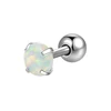 3mm White  Opal