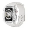 Transparent frame + starlight color strap