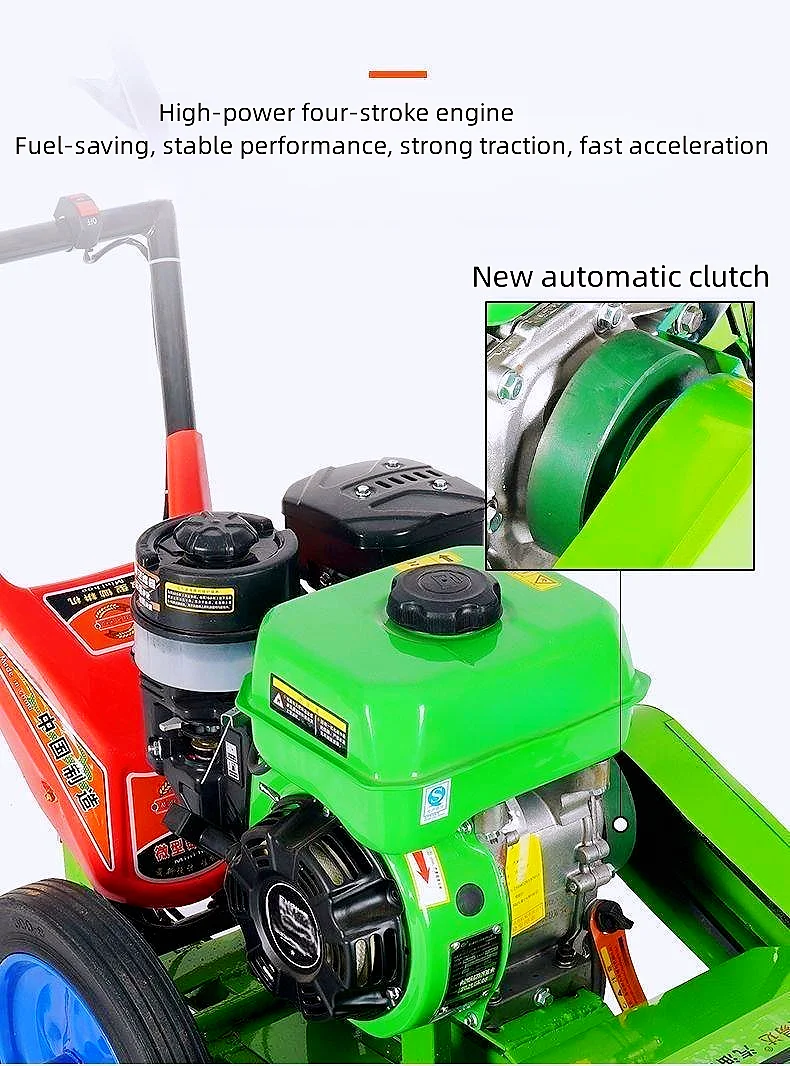 Highhorsepower Gasoline Rotary Tiller Orchard Small Weeder Self