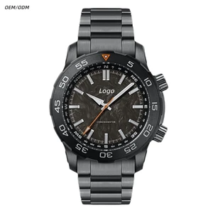 ODM Custom Watch Manufacturer 42mm Carbon Fiber Dial Super Luminous Automatic Black Watch Luxury Watches Men's Top Brand