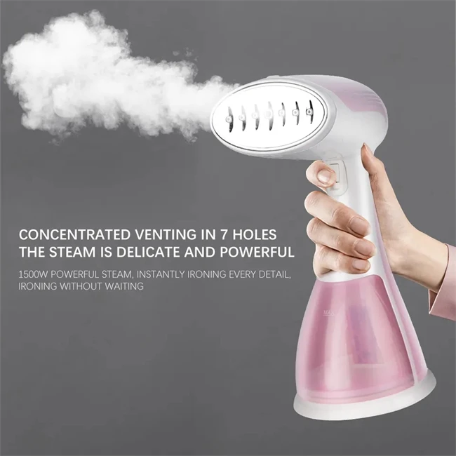 HandHeld 1500W Home Travel Garment Steamer Clothes Portable 300ml Water Tank Mini Hanger Steam Iron Electric Iron