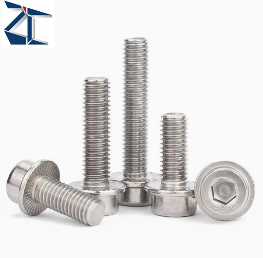 Hot Selling Standard Flange Face Bolt With Loose Steel And Stainless Steel Available In Zinc And Plain Finish