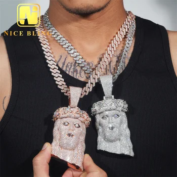 Custom Made Iced Out Chain Pendant Personalized Moissanite Necklace Hip Hop Charms Rapper Jewelry