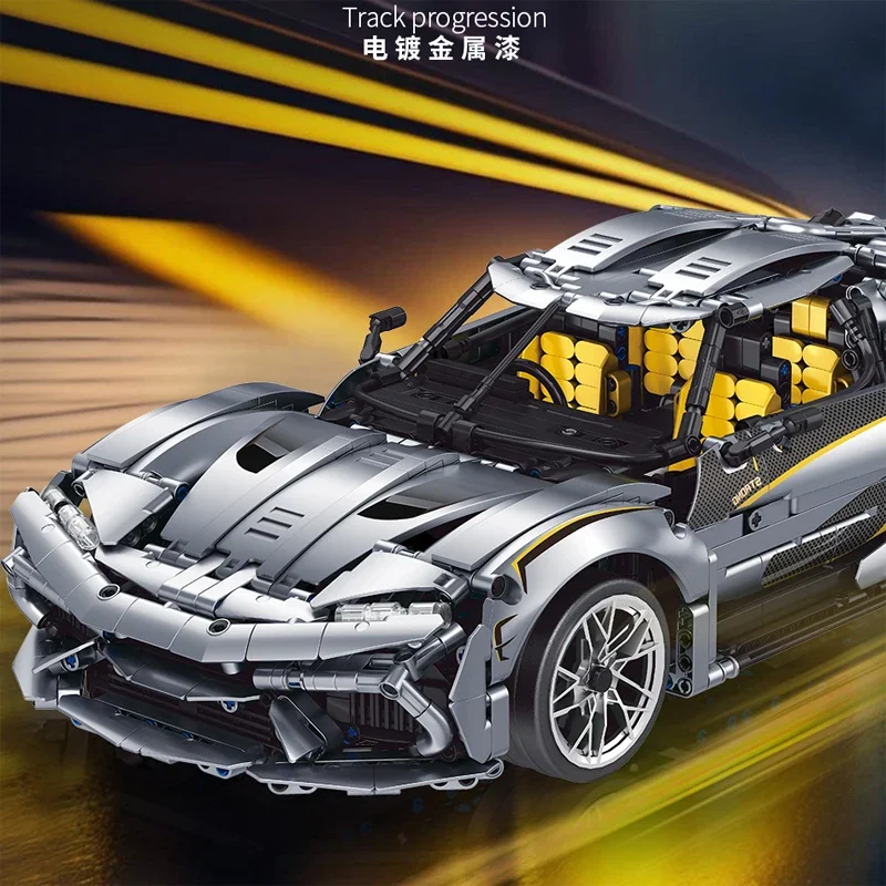 2023 New High Tech Technical Rc Sports Car Sml 7pc Electro Model Moc ...