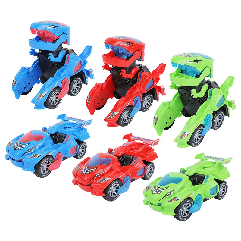 Sunnhan Brinquedos que se transformam, 2 em 1, Dinossauro de LED Transforma Carro  Dinossauro Automático Dinossauro Dinossauro Transformer; Lâmpadas de Carro  para Crianças (Idade 3 – 12 anos, Azul) : : Brinquedos e Jogos