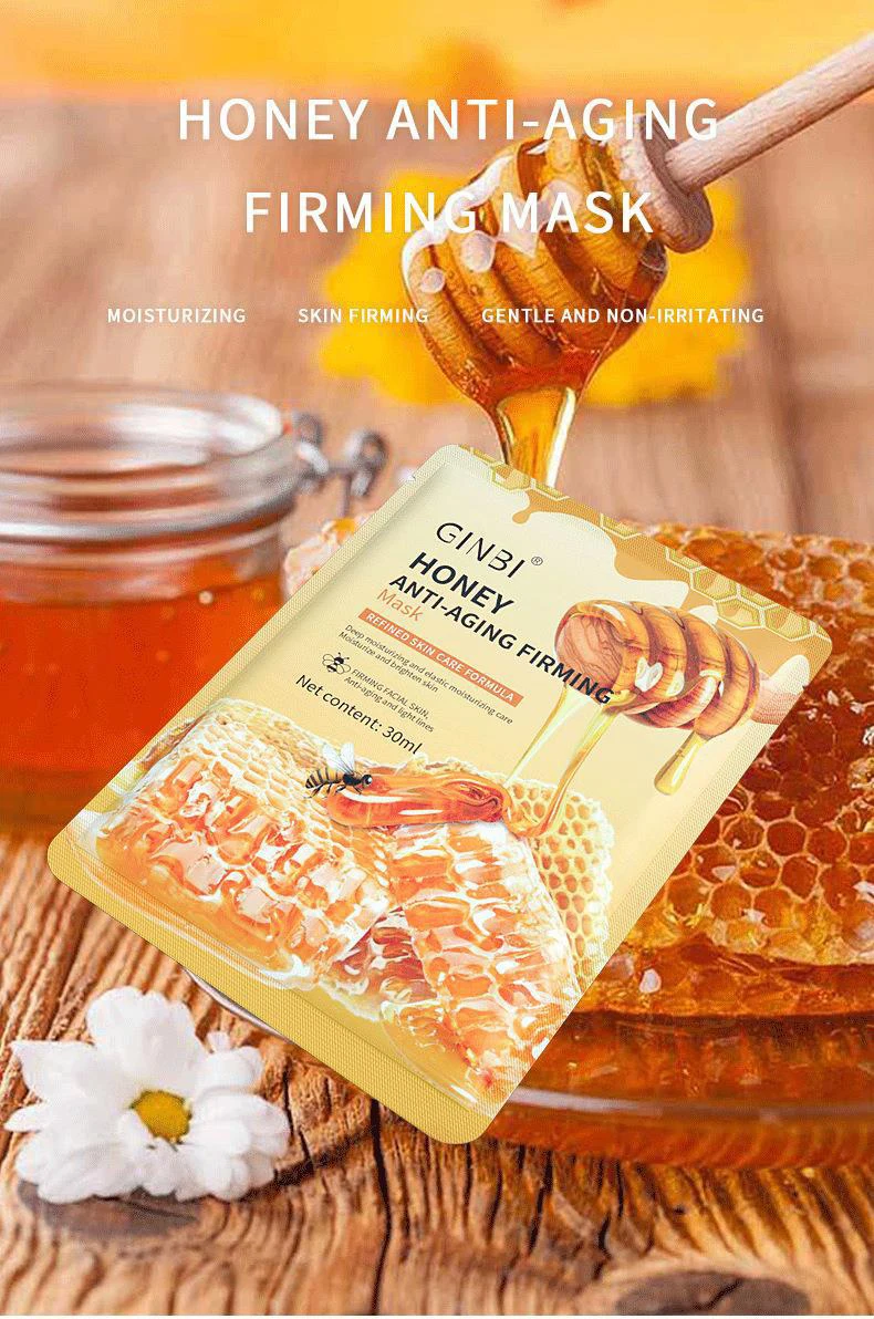 Custom Organic Korean Beauty Skin Care Plant Fruit Sheet Face Mask
